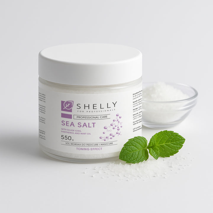 Badesalz mit Silberionen, Panthenol und Minzöl - 550 g