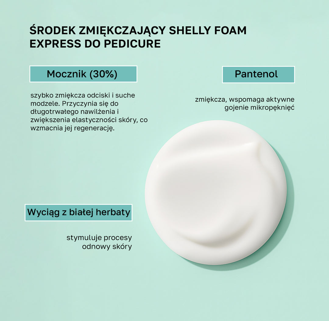 Pianka ekspresowa do zmiękczania pedicure miękka końcówka - 150 ml