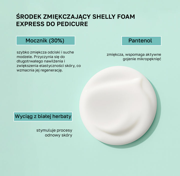 Pianka ekspresowa do zmiękczania pedicure miękka końcówka - 150 ml