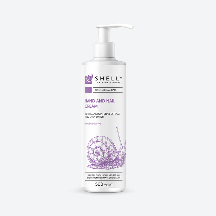 Hand and nail cream with allantoin, snail extract and shea oil - 500 ml