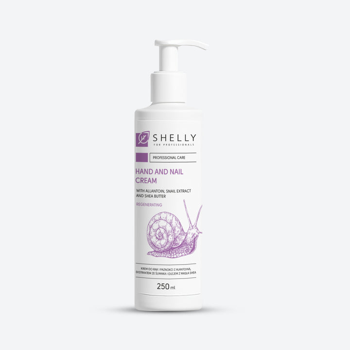 Hand and nail cream with allantoin, snail extract and shea oil - 250 ml