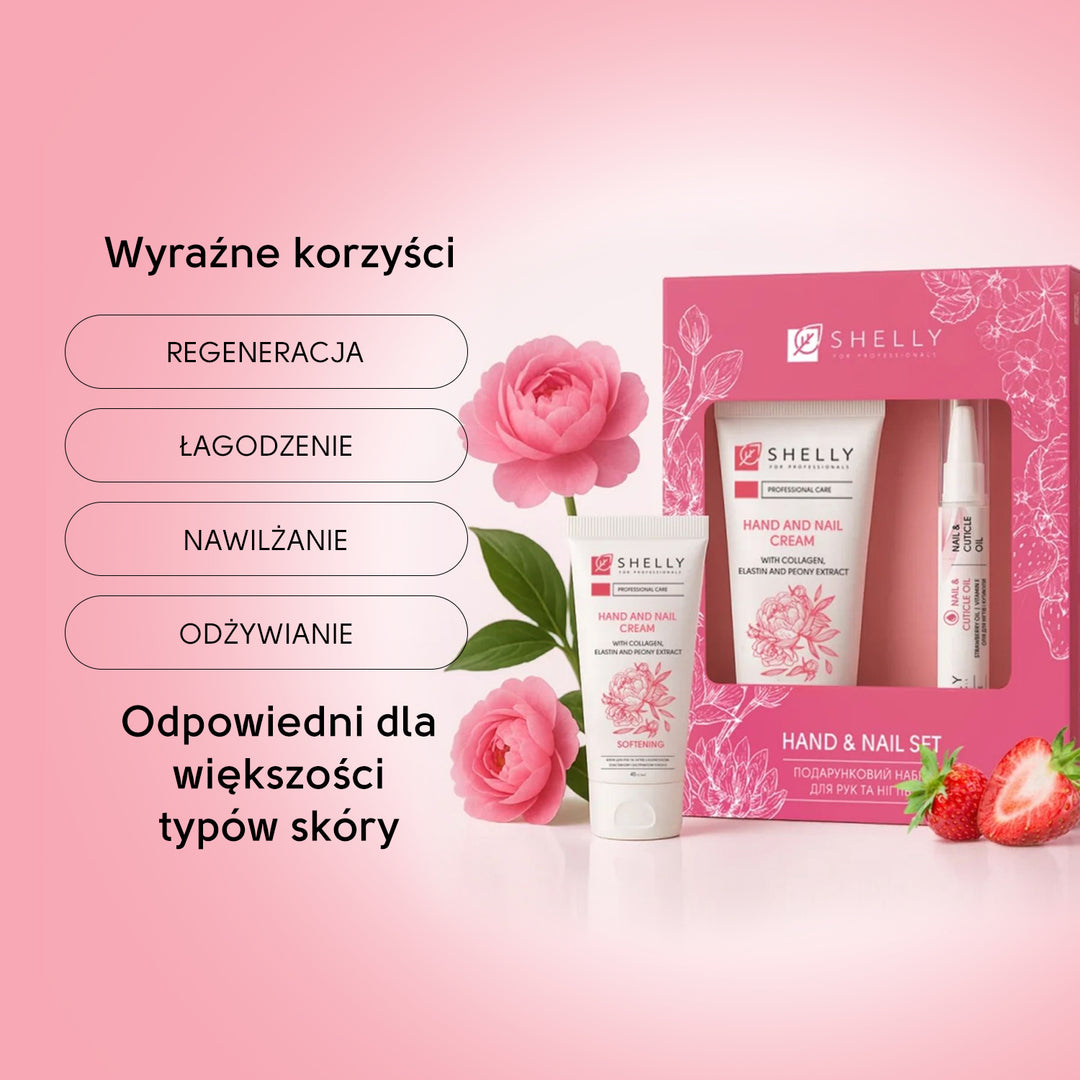 Zestaw prezentowy Shelly do rąk i paznokci