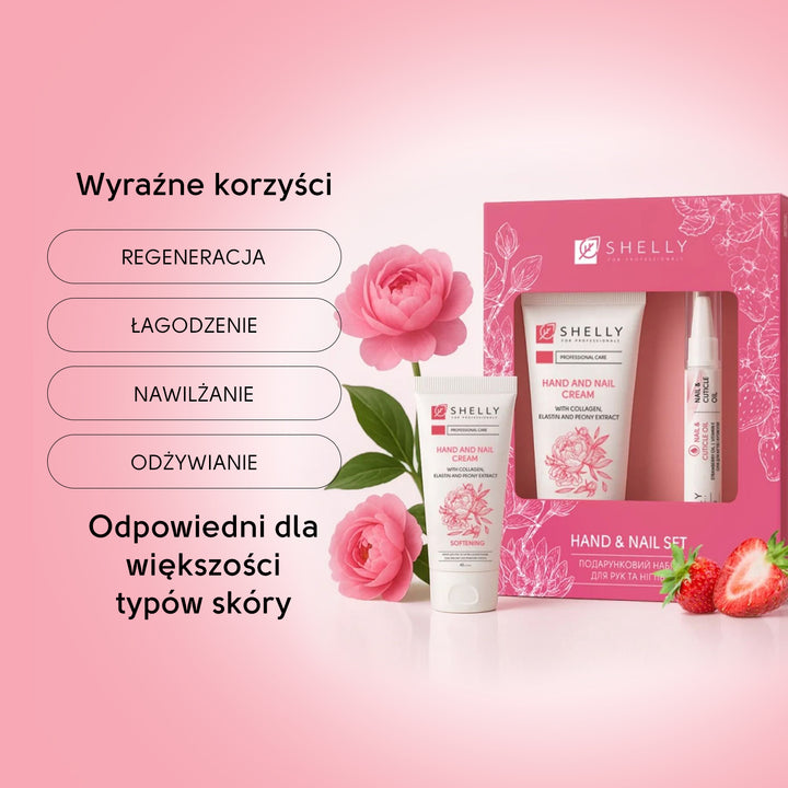 Zestaw prezentowy Shelly do rąk i paznokci