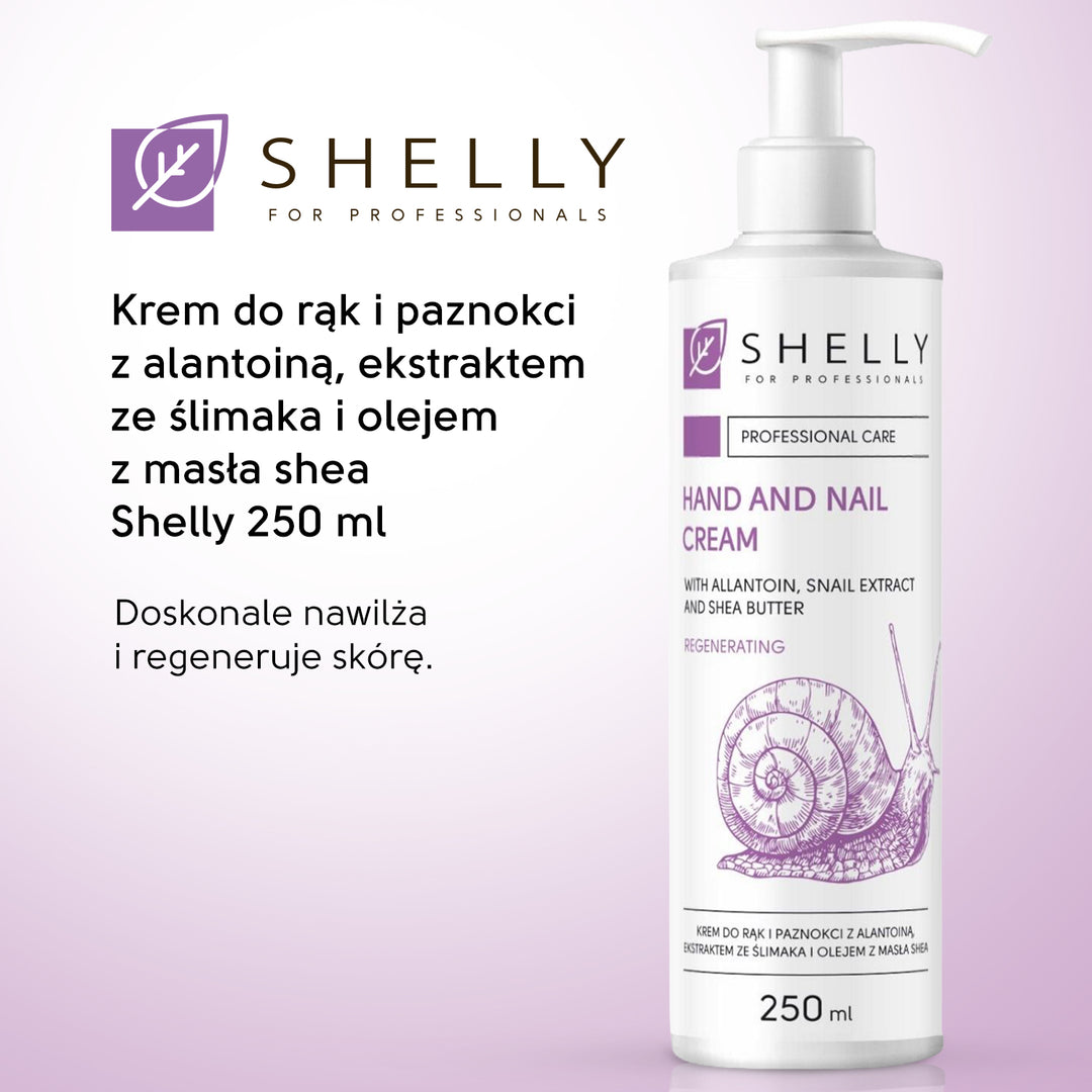 Krem do rąk i paznokci z alantoiną, ekstraktem ze ślimaka i olejem shea - 250 ml