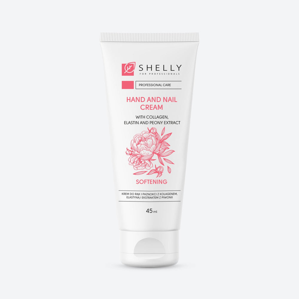 Cream for hands and nails with collagen, elastin and peony extract Shelly 45 ml