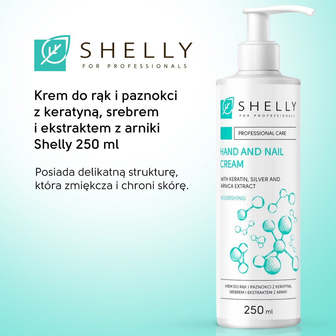 Krem do rąk i paznokci z keratyną, srebrem i ekstraktem z arniki - 250 ml