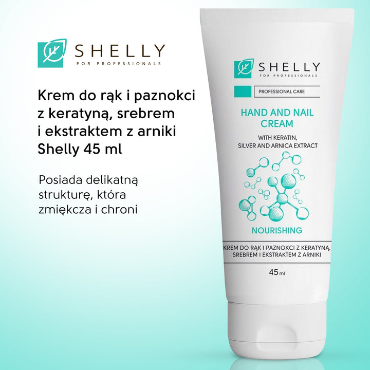 Krem do rąk i paznokci z keratyną, srebrem i ekstraktem z arniki - 45 ml