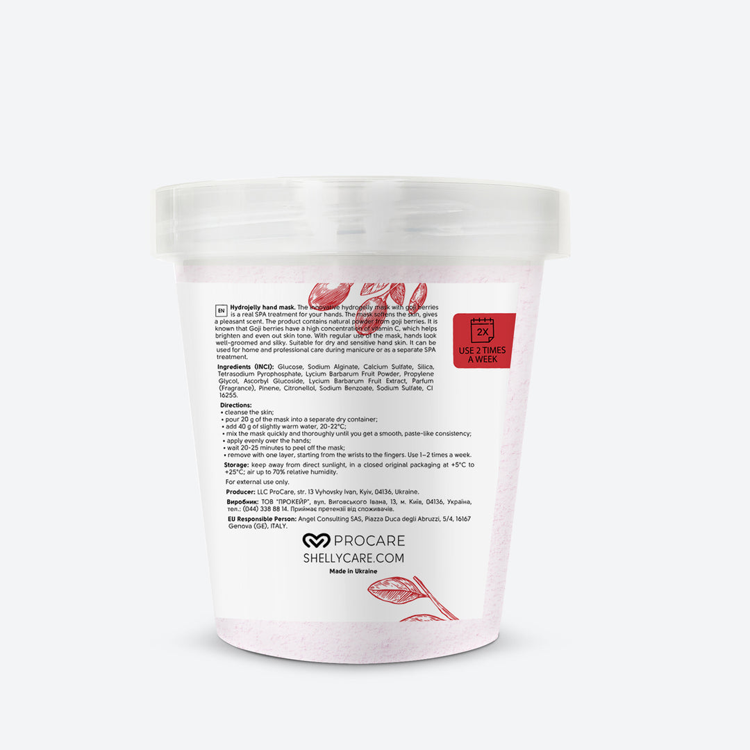 Hydrogel hand mask with goji berries – 200 g