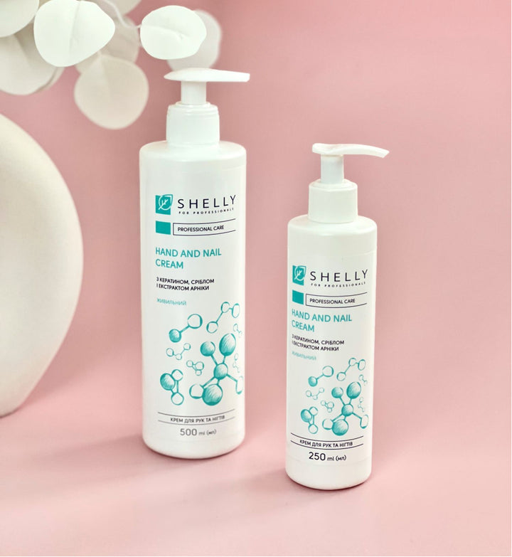 Hands and nails cream with keratin, silver and arnica extract - 500 ml