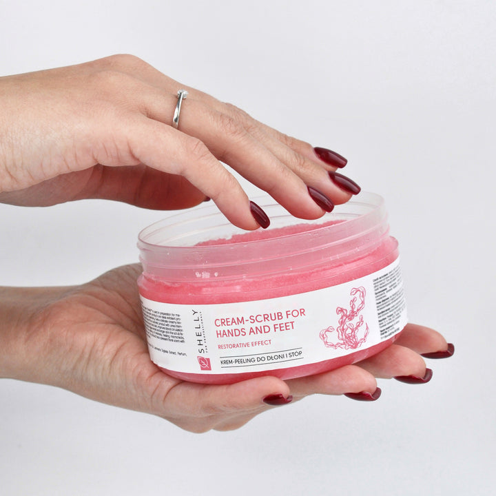 Krem-peeling do rąk i stóp z mocznikiem, ekstraktem z alg i olejem arganowym - 350 g