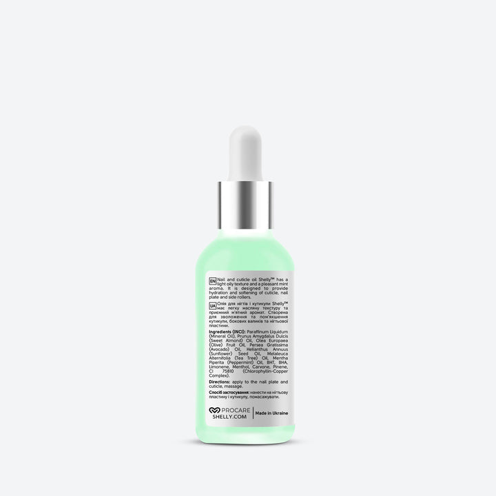 Nail and cuticle oil with moroccan mint extract and tea tree oil - 30 ml