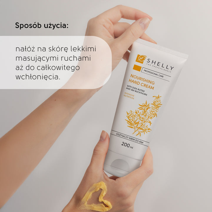 Odżywczy krem do rąk z masłem shea i rokitnikiem Shelly - 200 ml