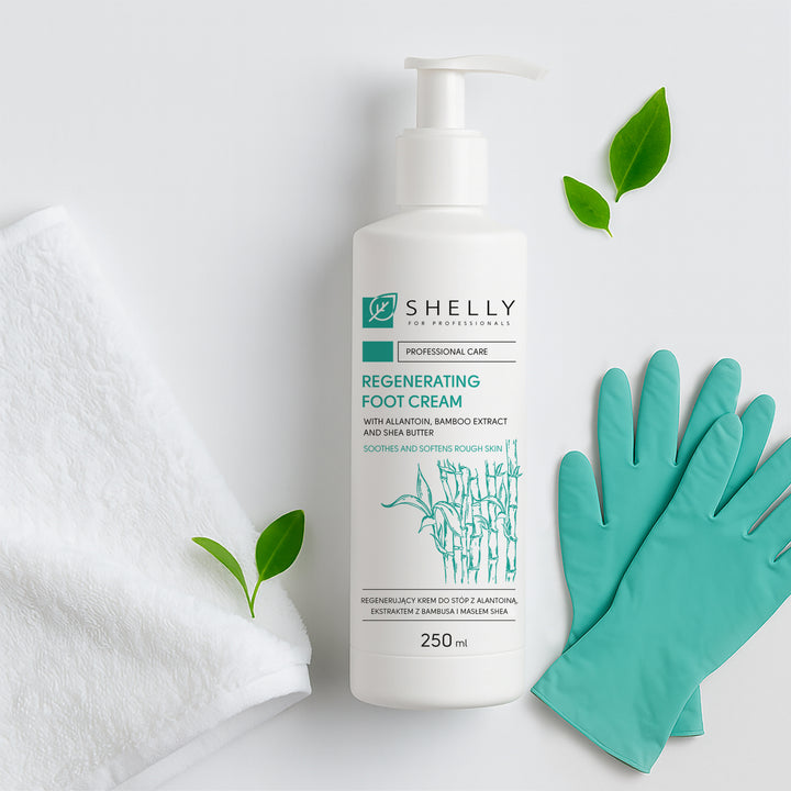 Відновлюючий крем для ніг з алантоїном, екстрактом бамбука та маслом ши - 250 мл