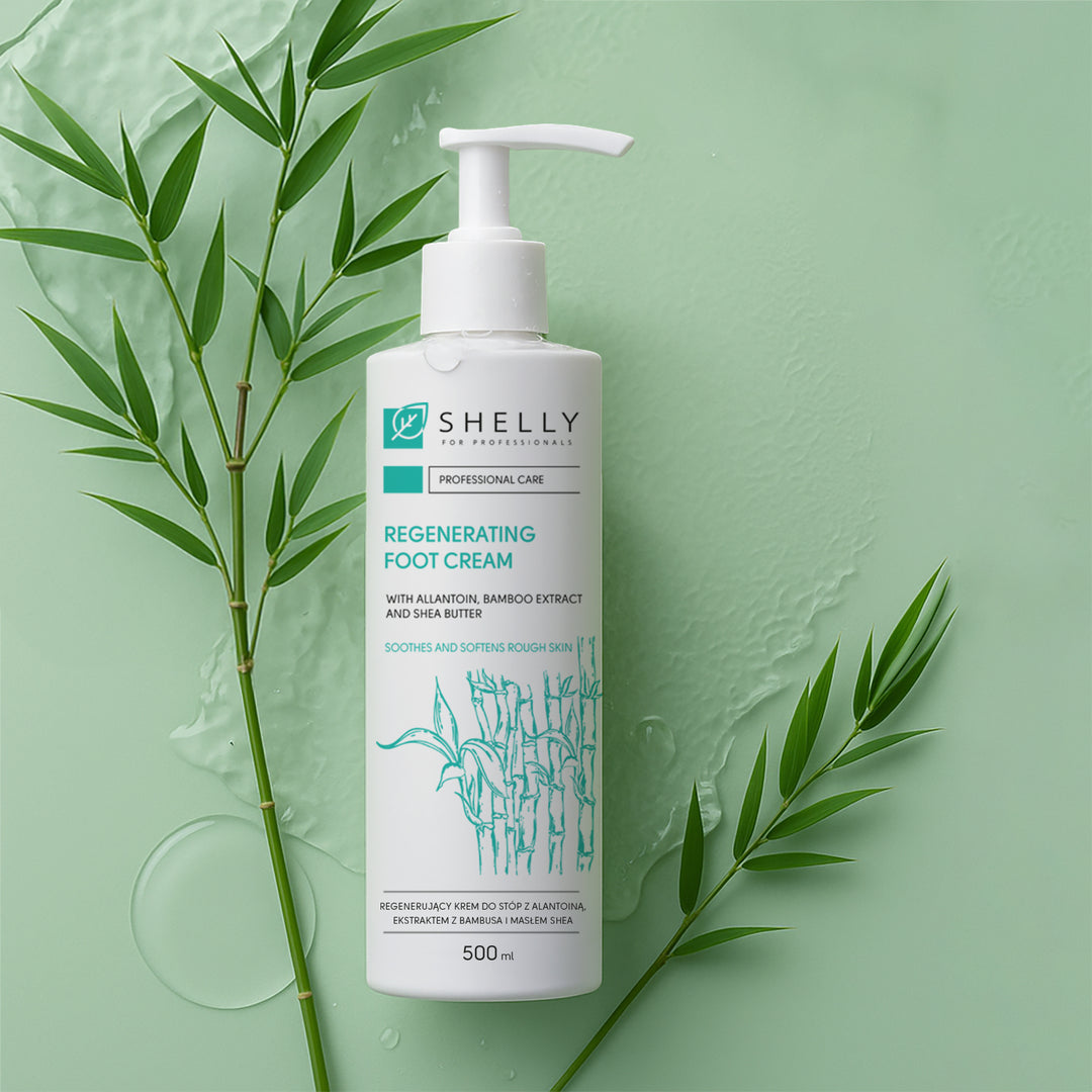 Відновлюючий крем для ніг з алантоїном, екстрактом бамбука та маслом ши - 500 мл