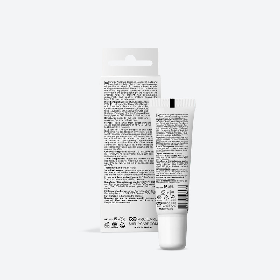 Strengthening nail balm with bisabolol and eucalyptus - 15 ml