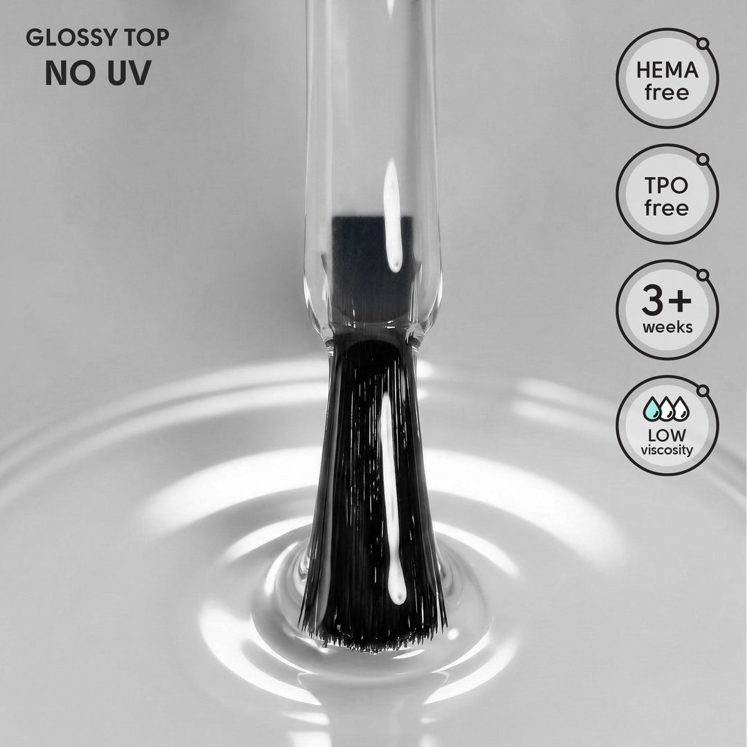 Top bez warstwy dyspersyjnej bez filtrów UV Glossy Top No UV Shelly 12 ml