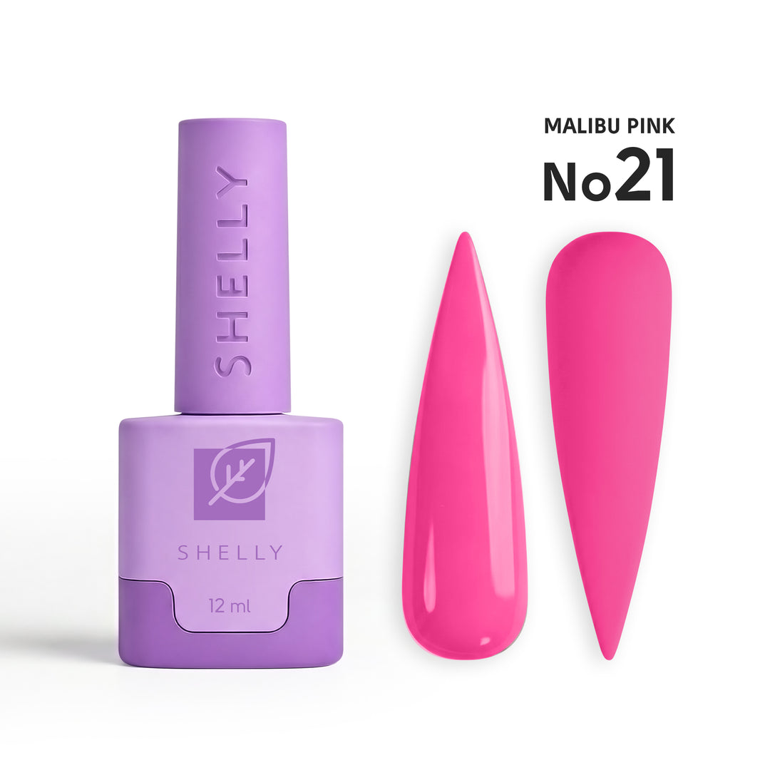 Lakier hybrydowy do paznokci 21 Malibu Pink Shelly 12 ml