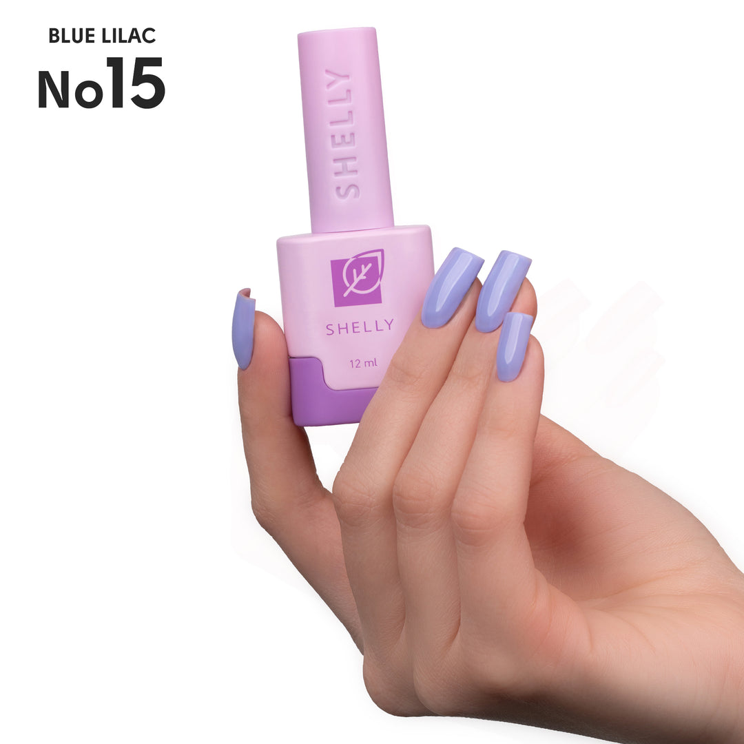 Lakier hybrydowy do paznokci 15 Blue Lilac Shelly 12 ml