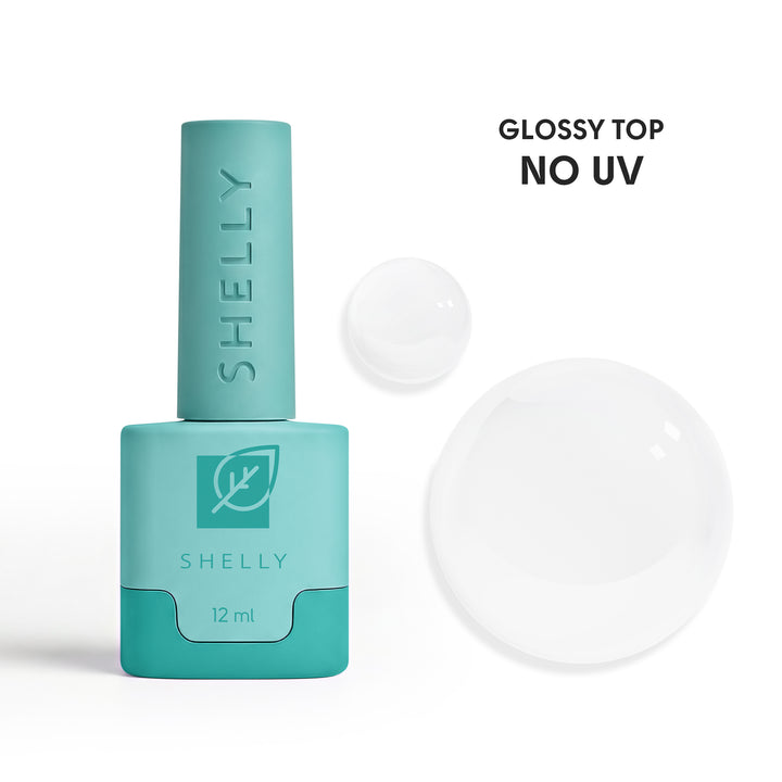 Top bez warstwy dyspersyjnej bez filtrów UV Glossy Top No UV Shelly 12 ml
