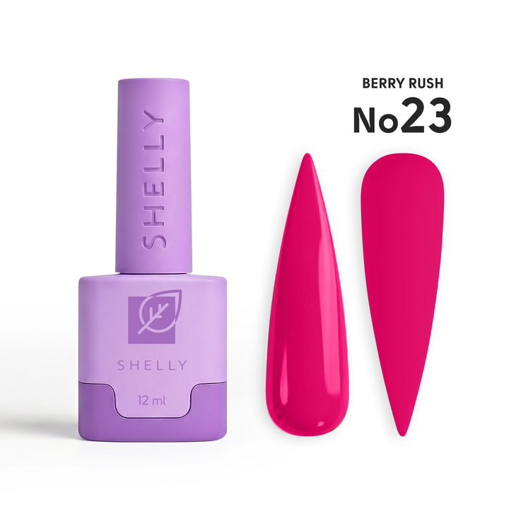 Lakier hybrydowy do paznokci 23 Berry Rush Shelly 12 ml