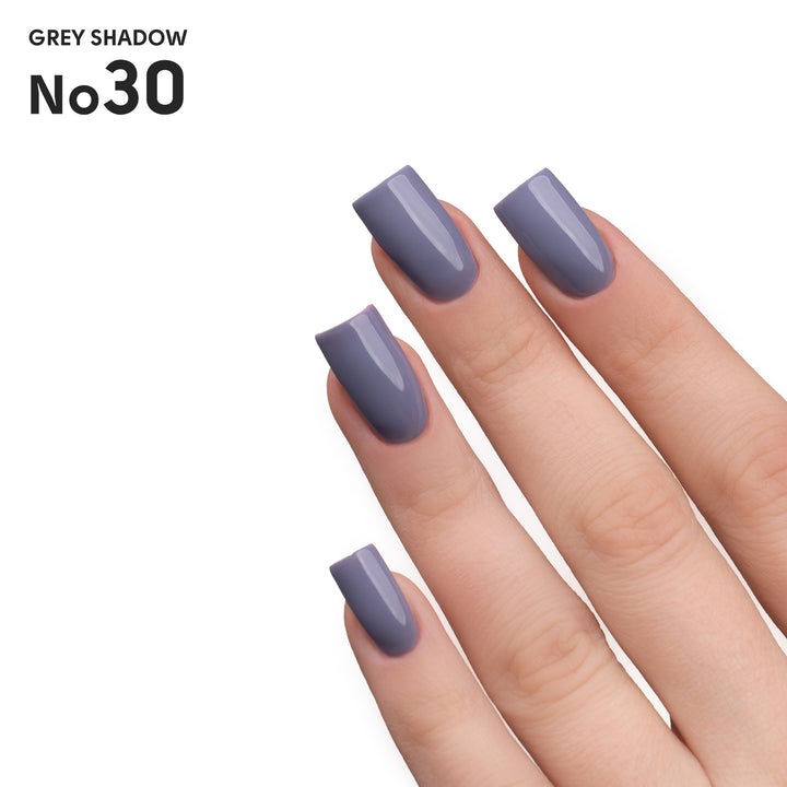 Lakier hybrydowy do paznokci 30 Grey Shadow Shelly 12 ml