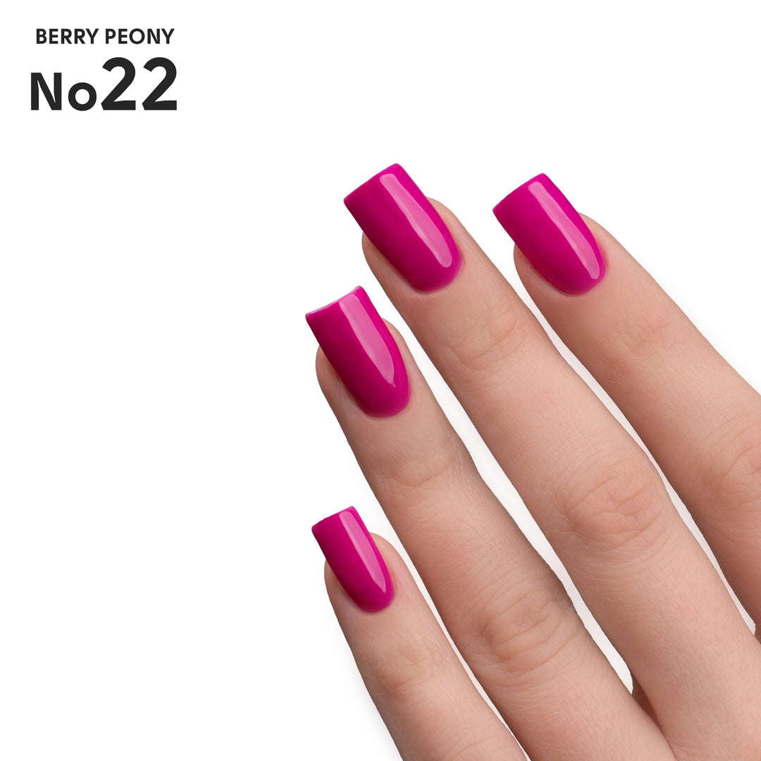 Lakier hybrydowy do paznokci 22 Berry Peony Shelly 12 ml
