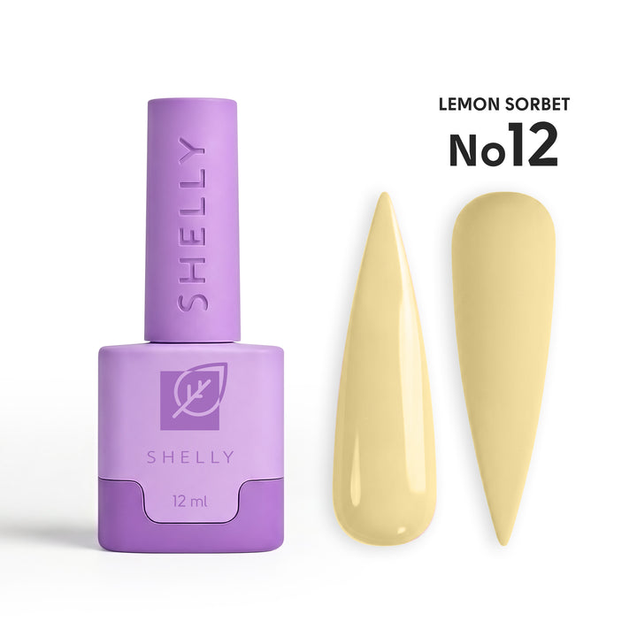 Lakier hybrydowy do paznokci 12 Lemon Sorbet Shelly 12 ml