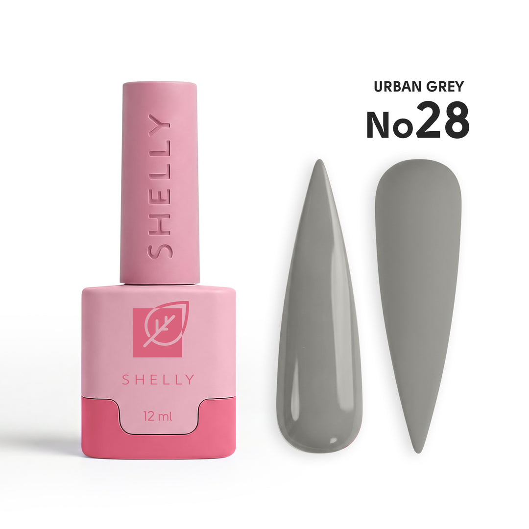 Lakier hybrydowy do paznokci 28 Urban Grey Shelly 12 ml