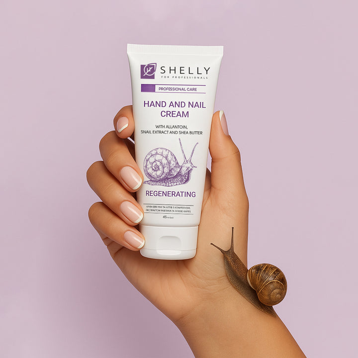 Hand and nail cream with allantoin, snail extract and shea oil - 45 ml
