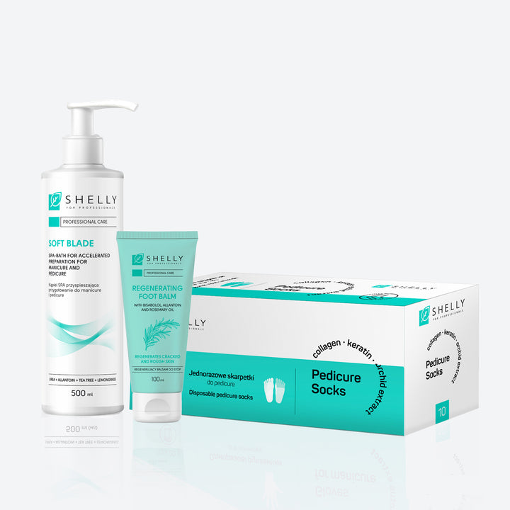 Zestaw Shelly do pielęgnacji popękanej i szorstkiej skóry stóp