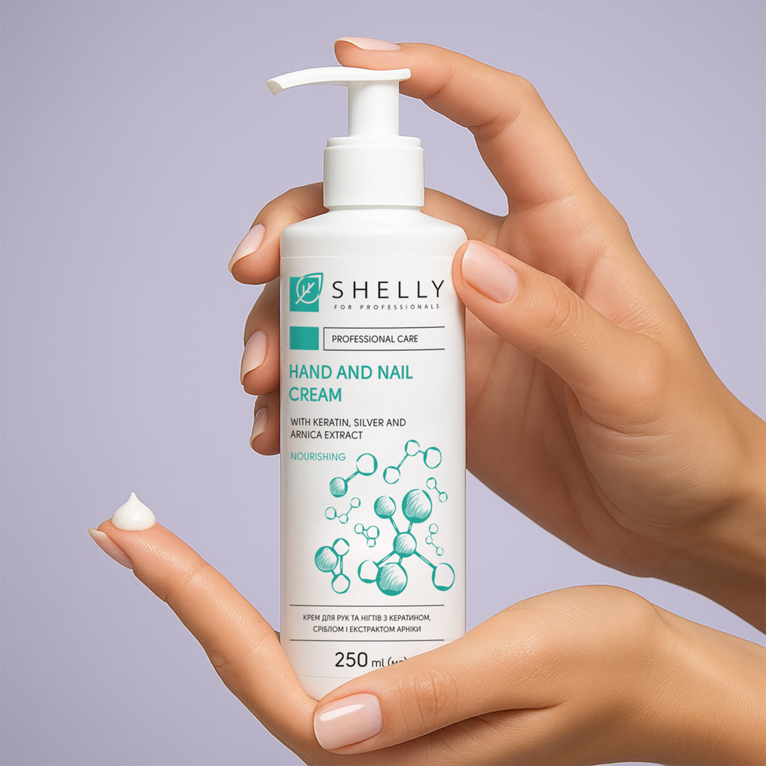Hands and nails cream with keratin, silver and arnica extract - 250 ml