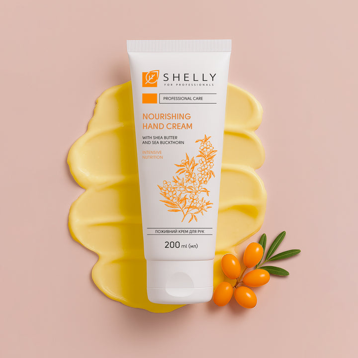 Odżywczy krem do rąk z masłem shea i rokitnikiem Shelly - 200 ml