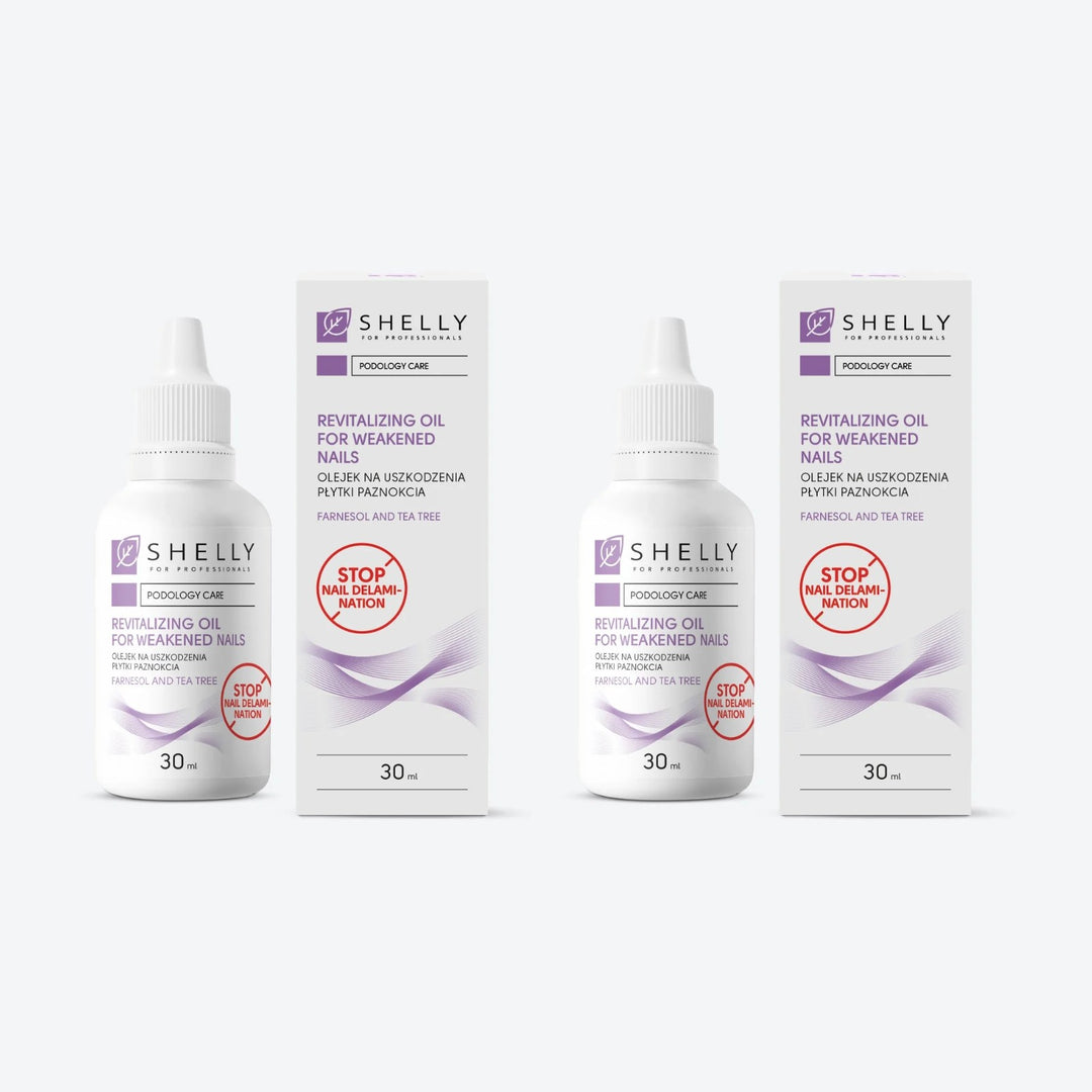 Revitalizing oil for weakened nails Shelly with farnesol 30 ml – set of 2 pcs