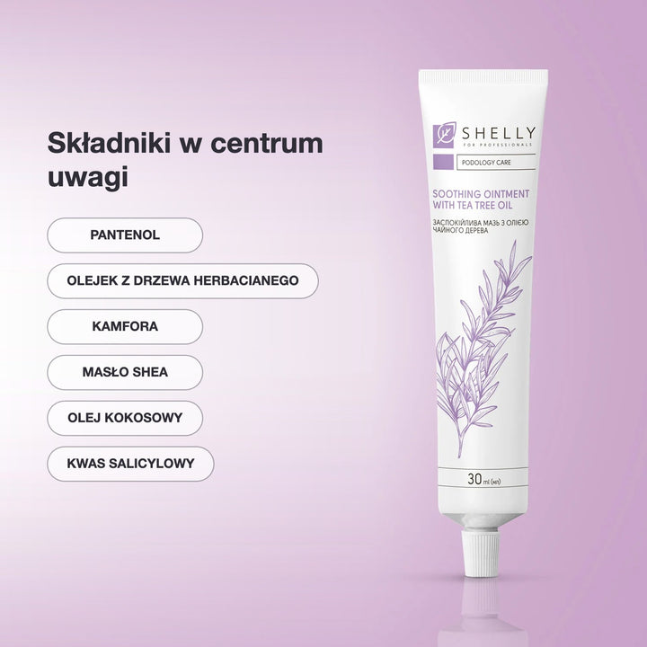 Soothing ointment with tea tree oil Shelly 30 ml – składniki