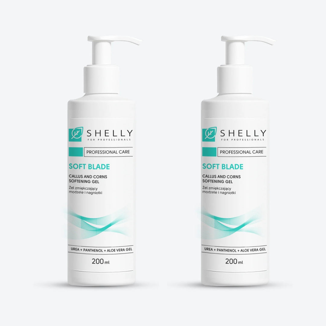 Callus and corns softening gel Soft Blade Shelly 200 ml – set of 2 pcs