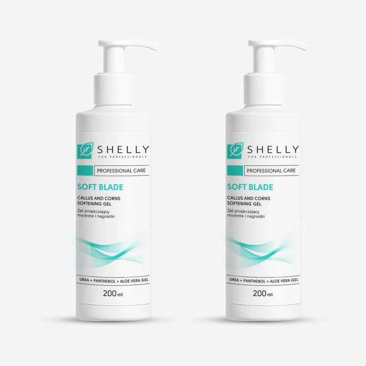 Callus and corns softening gel Soft Blade Shelly 200 ml – set of 2 pcs