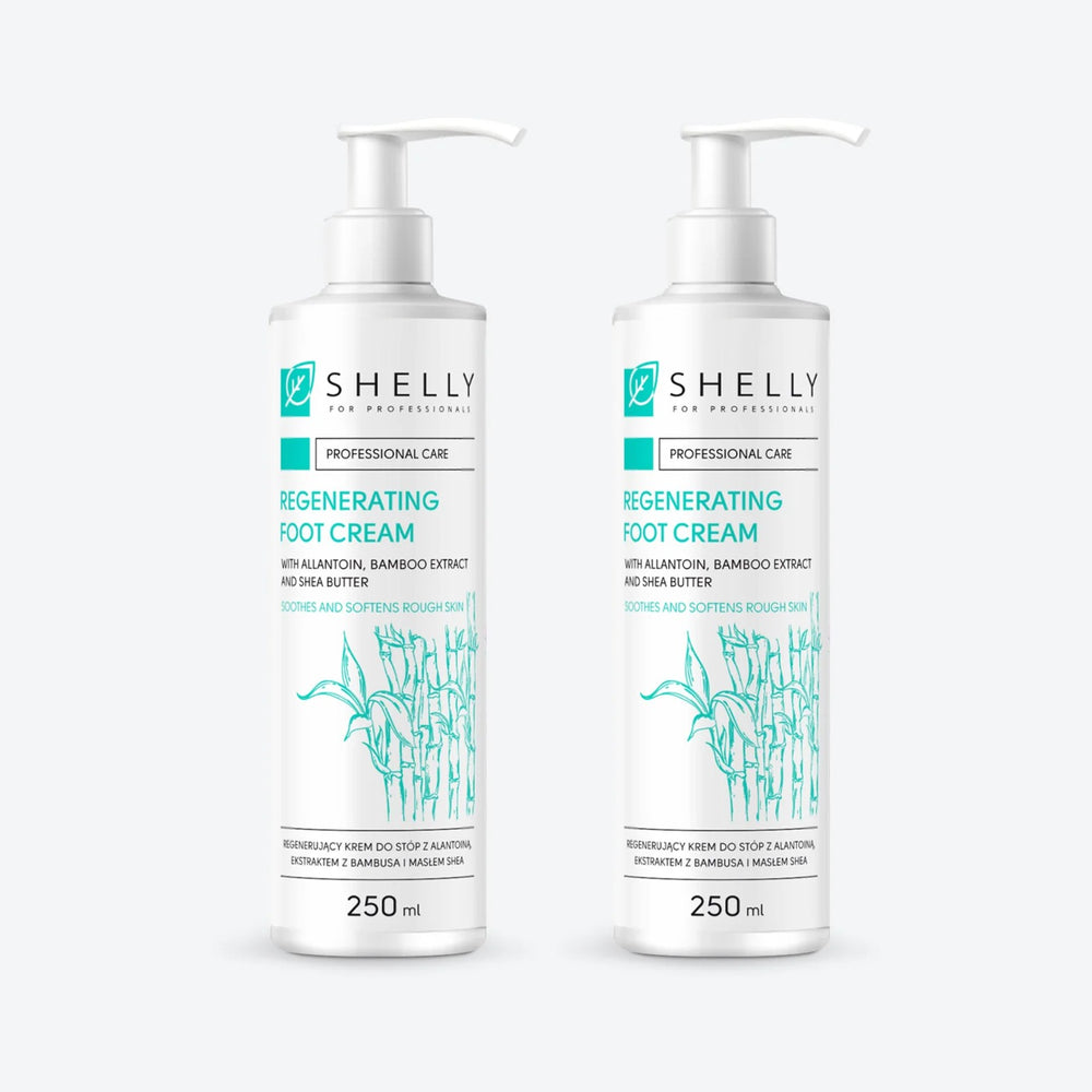 Regenerating foot cream with allantoin, bamboo extract and shea butter Shelly 250 ml – set of 2 pcs