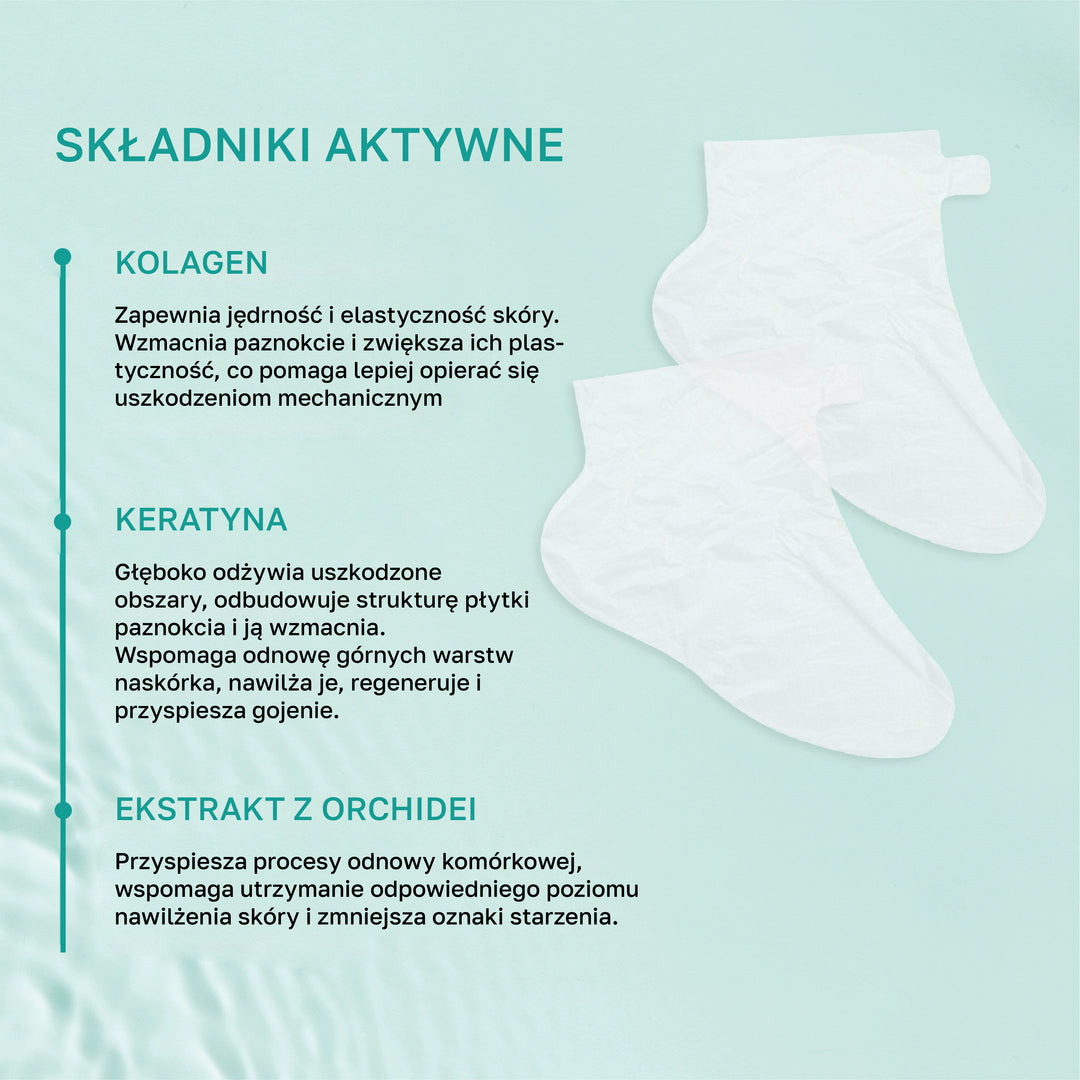 Zestaw skarpetek do pedicure – 10 szt.
