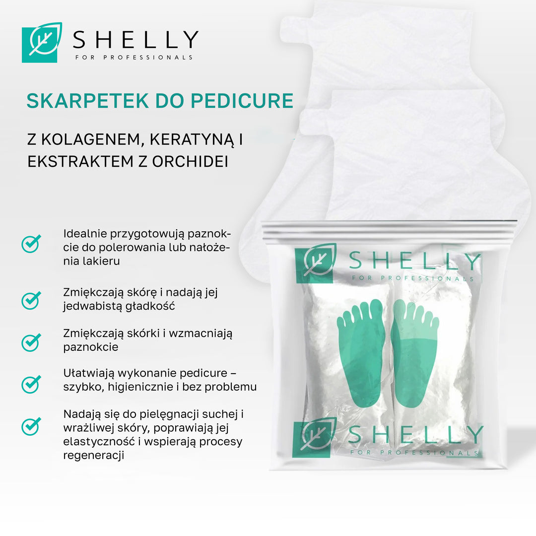 Zestaw skarpetek do pedicure – 10 szt.