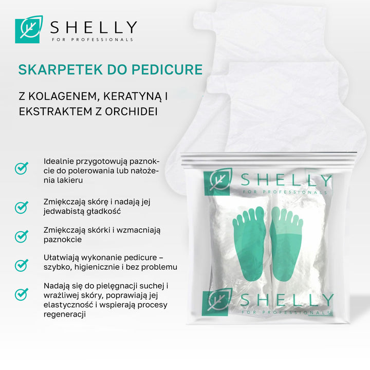 Zestaw skarpetek do pedicure – 10 szt.
