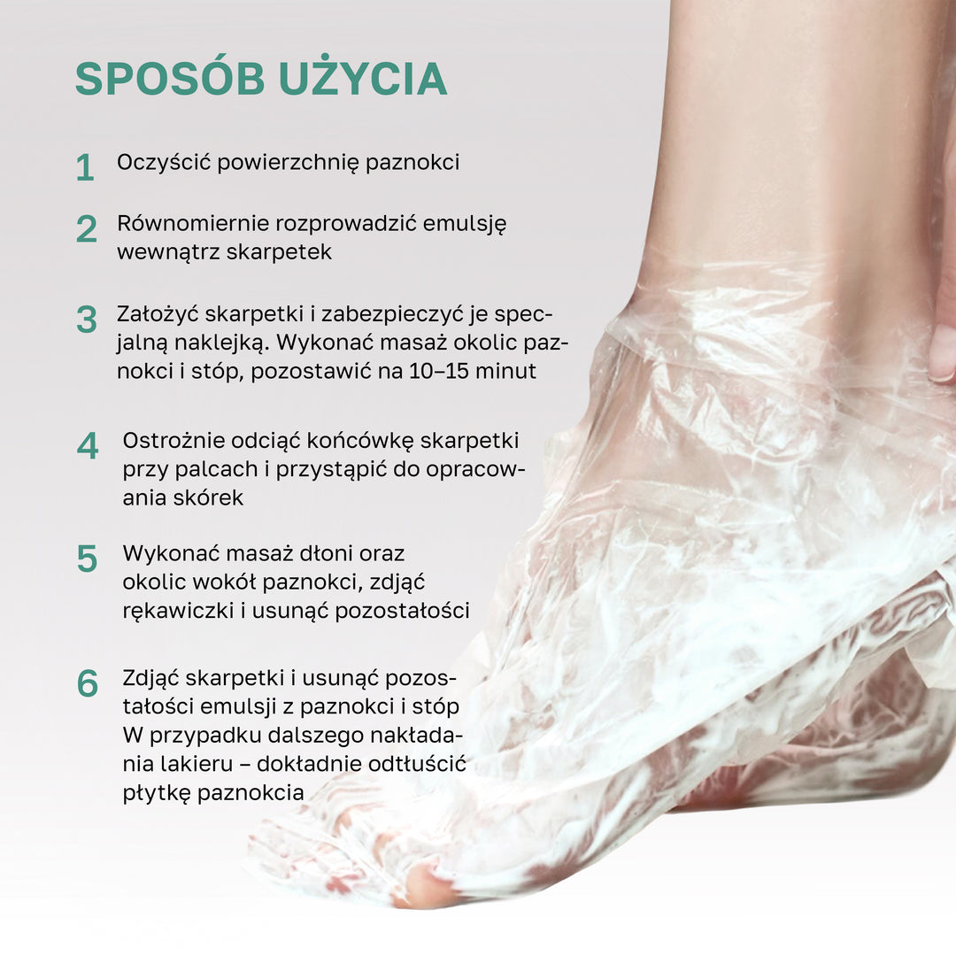 Zestaw skarpetek do pedicure – 10 szt.