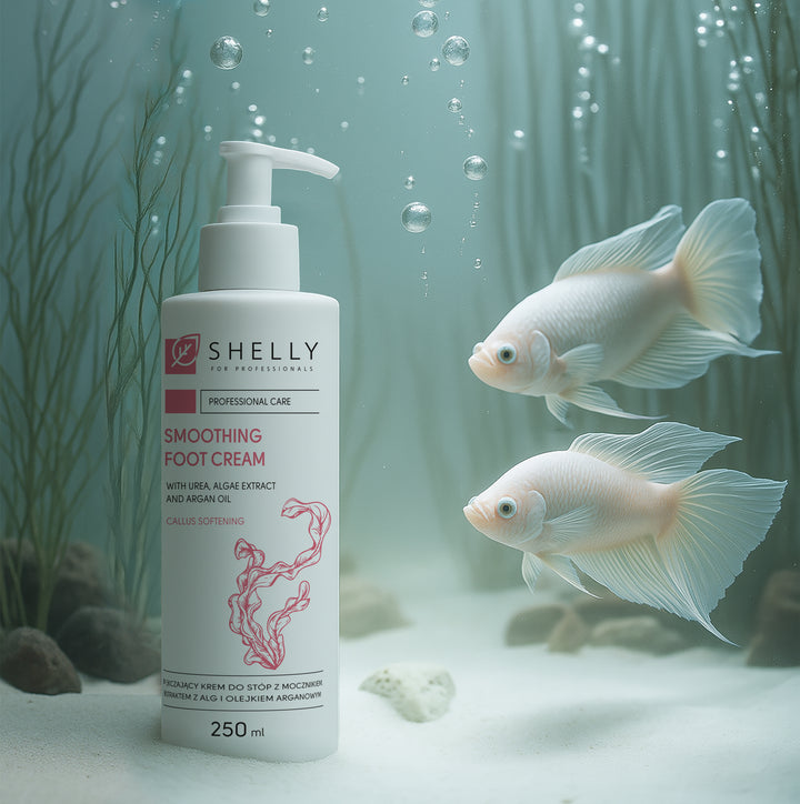 Zmiękczający krem ​​do stóp z mocznikiem, ekstraktem z alg i olejem arganowym - 250 ml